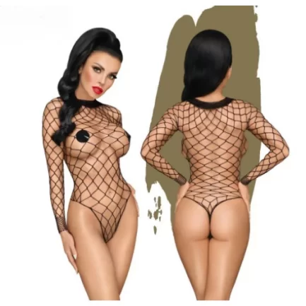 Scandalous Fishnet Teddy