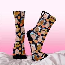 Rude Socks - Peachy Beachy