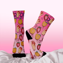 Rude Socks - Peachy Keen