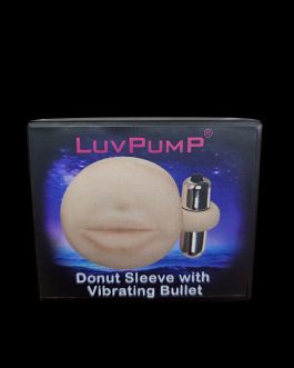 Donut Sleeve with Vibrating Bullet – Compatible with LuvPump Penis Pumps